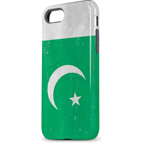 Pakistan Flag Distressed iPhone 8 Pro Case